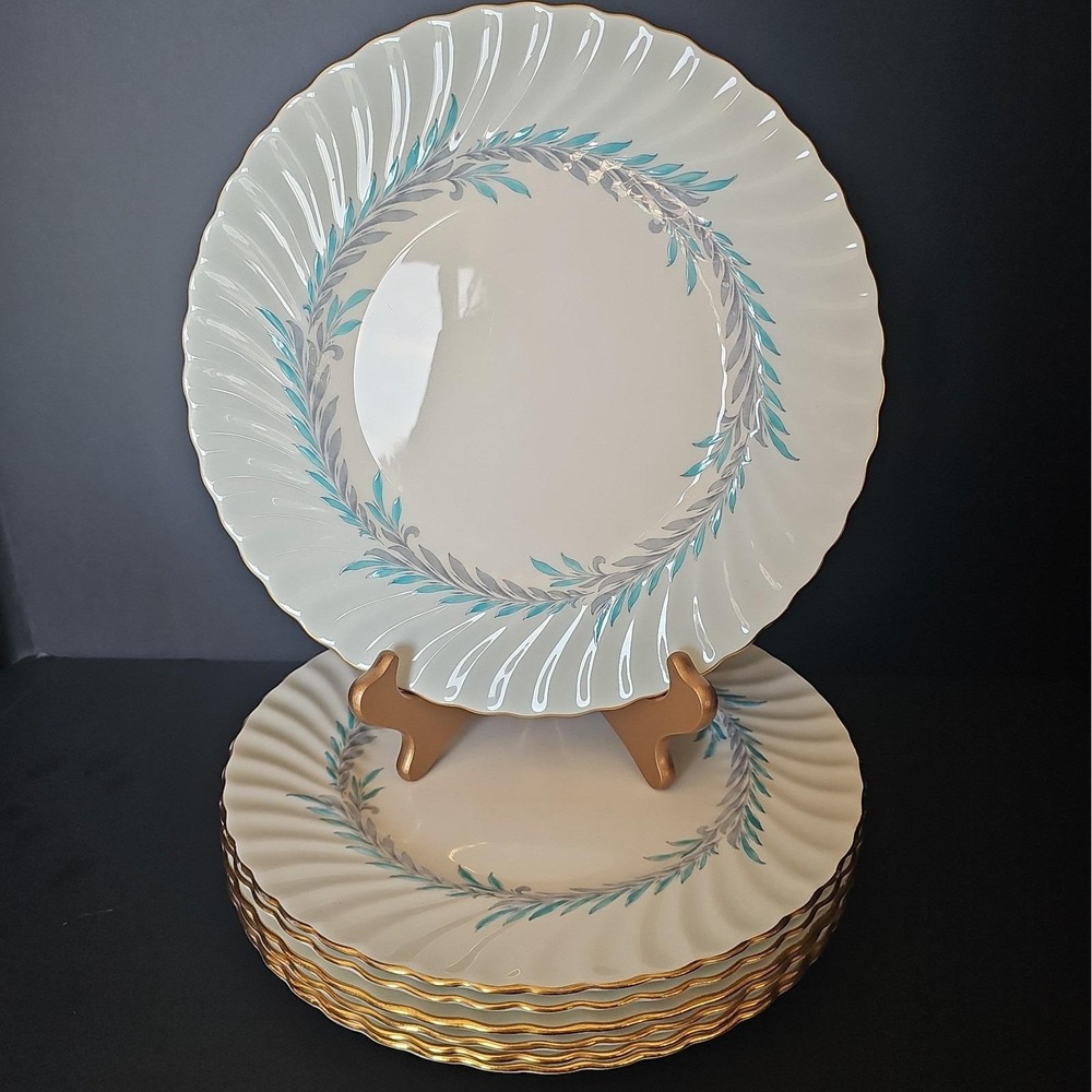 Symphony Blue by Minton Dinner Plates 10.5" EUC - Made In England